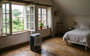 Pièce aérée pour réduire l’odeur d’humidité