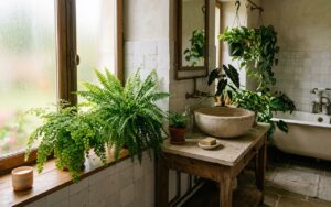 Plantes adaptées à une salle de bain peu lumineuse